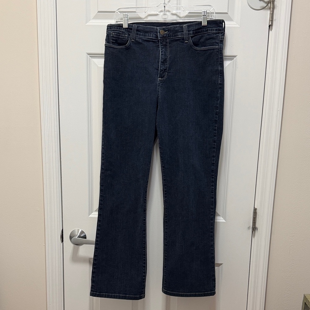 NYDJ Dark Blue Straight Leg Jeans